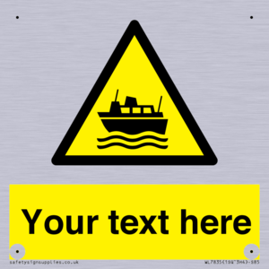 Custom warning ferries crossing vessels
